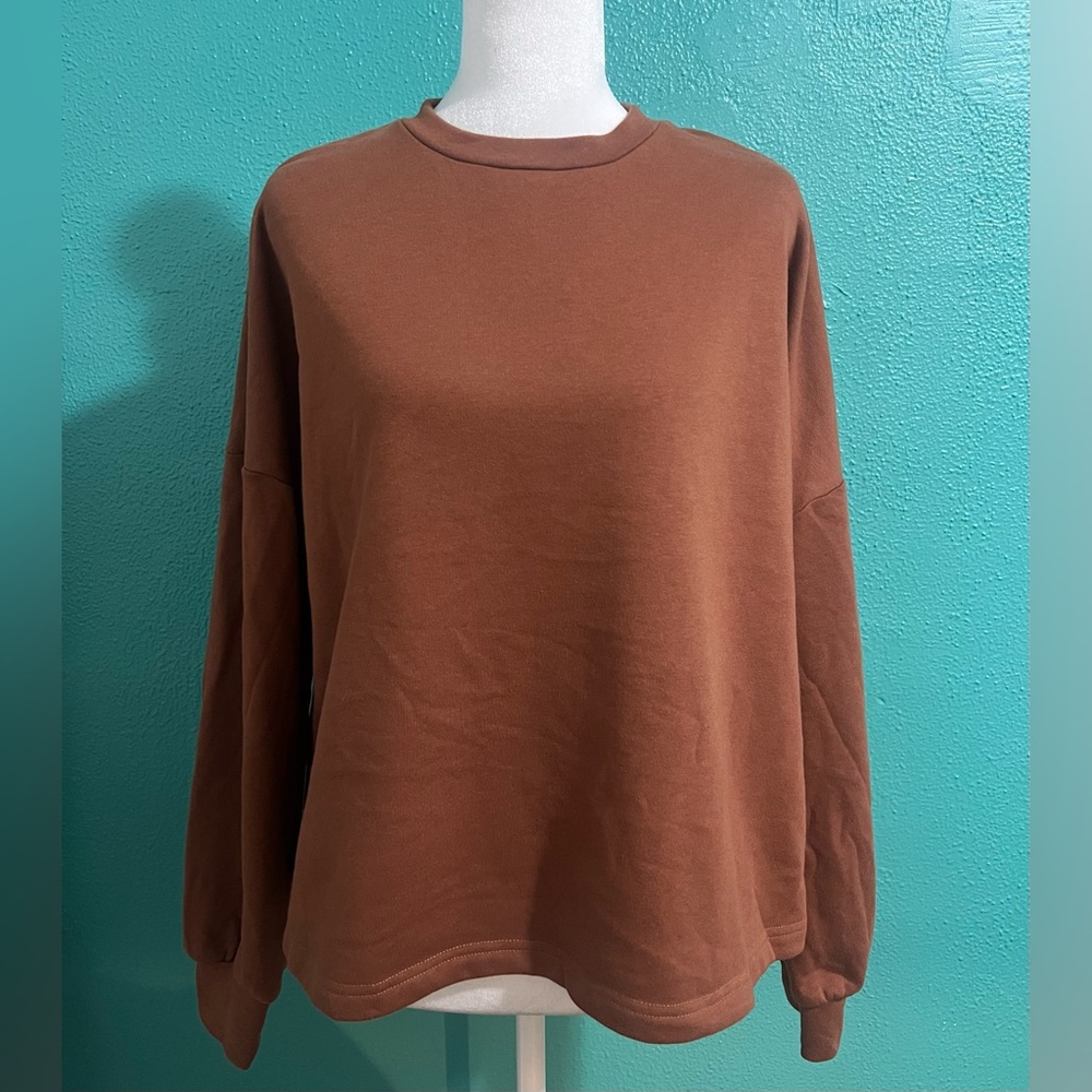 brown sweater size s